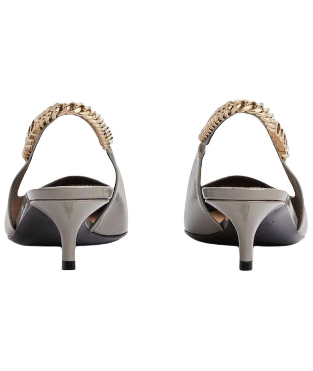 GUCCI Серые кожаные туфли, фото 5