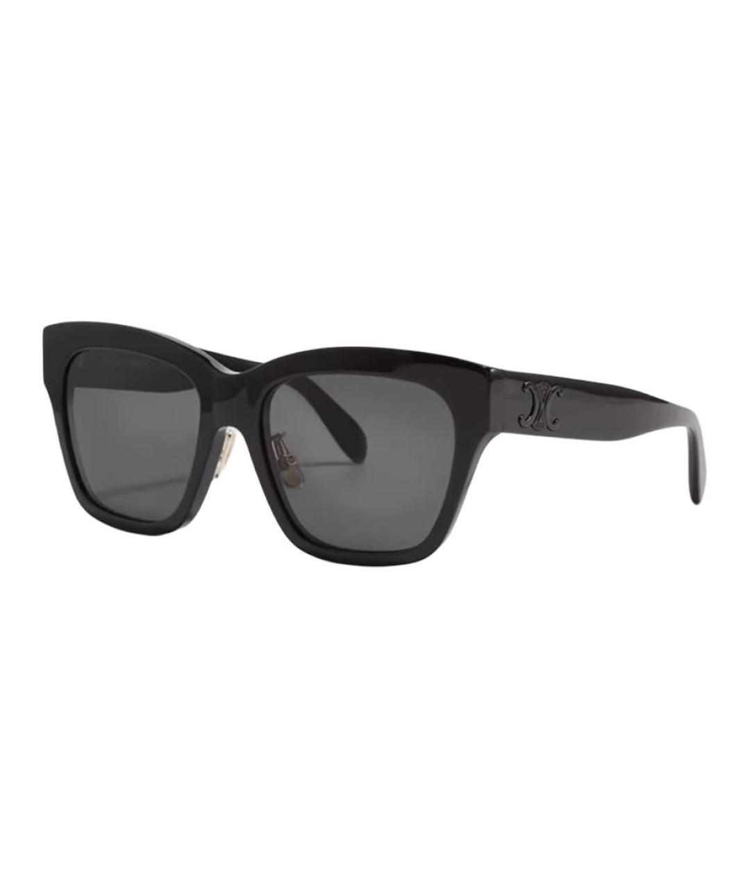 CELINE Черные пластиковые солнцезащитные очки, фото 1