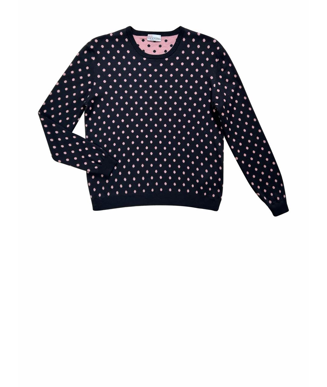 RED VALENTINO Черный шерстяной джемпер / свитер, фото 1