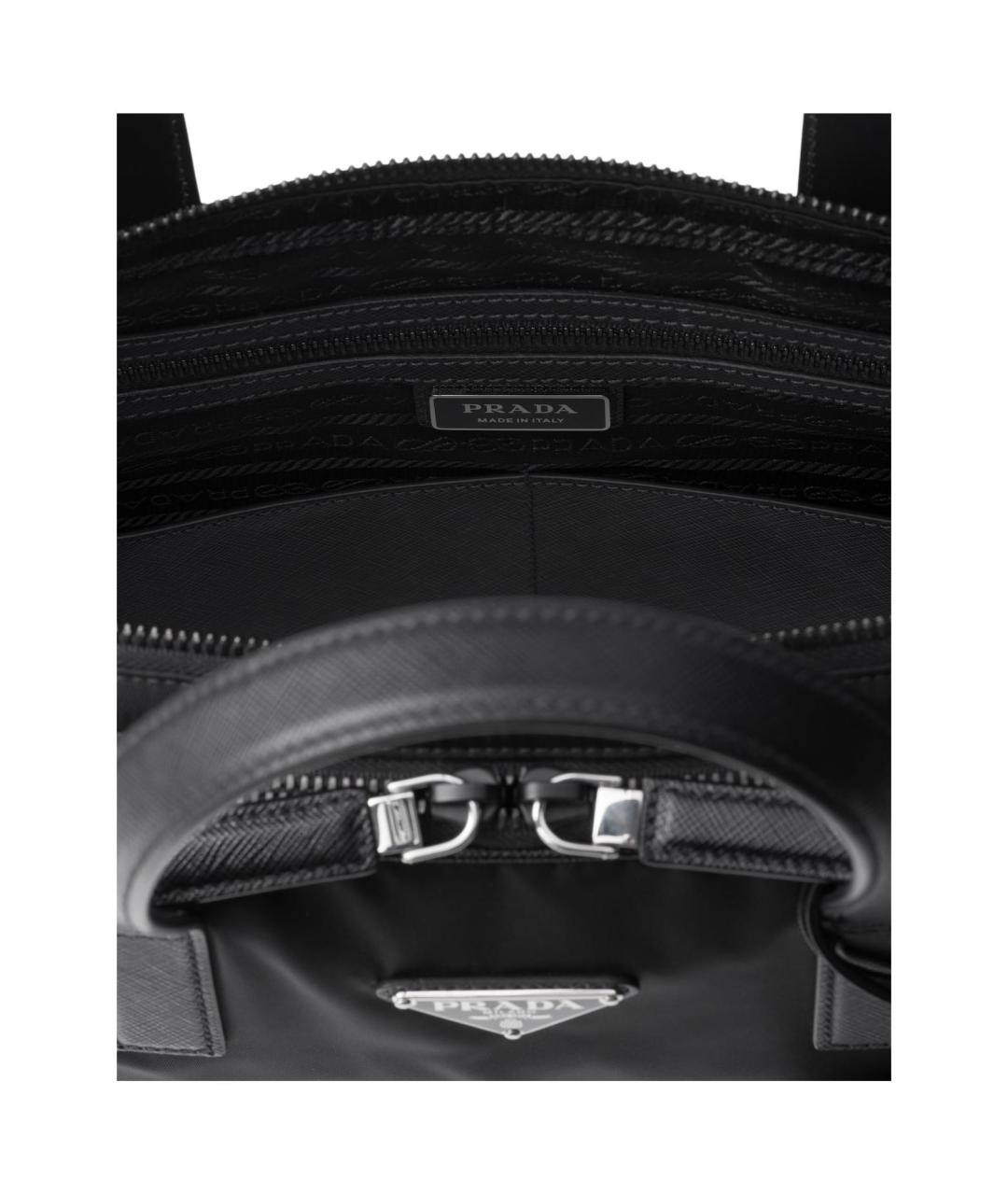 PRADA Черный портфель, фото 4