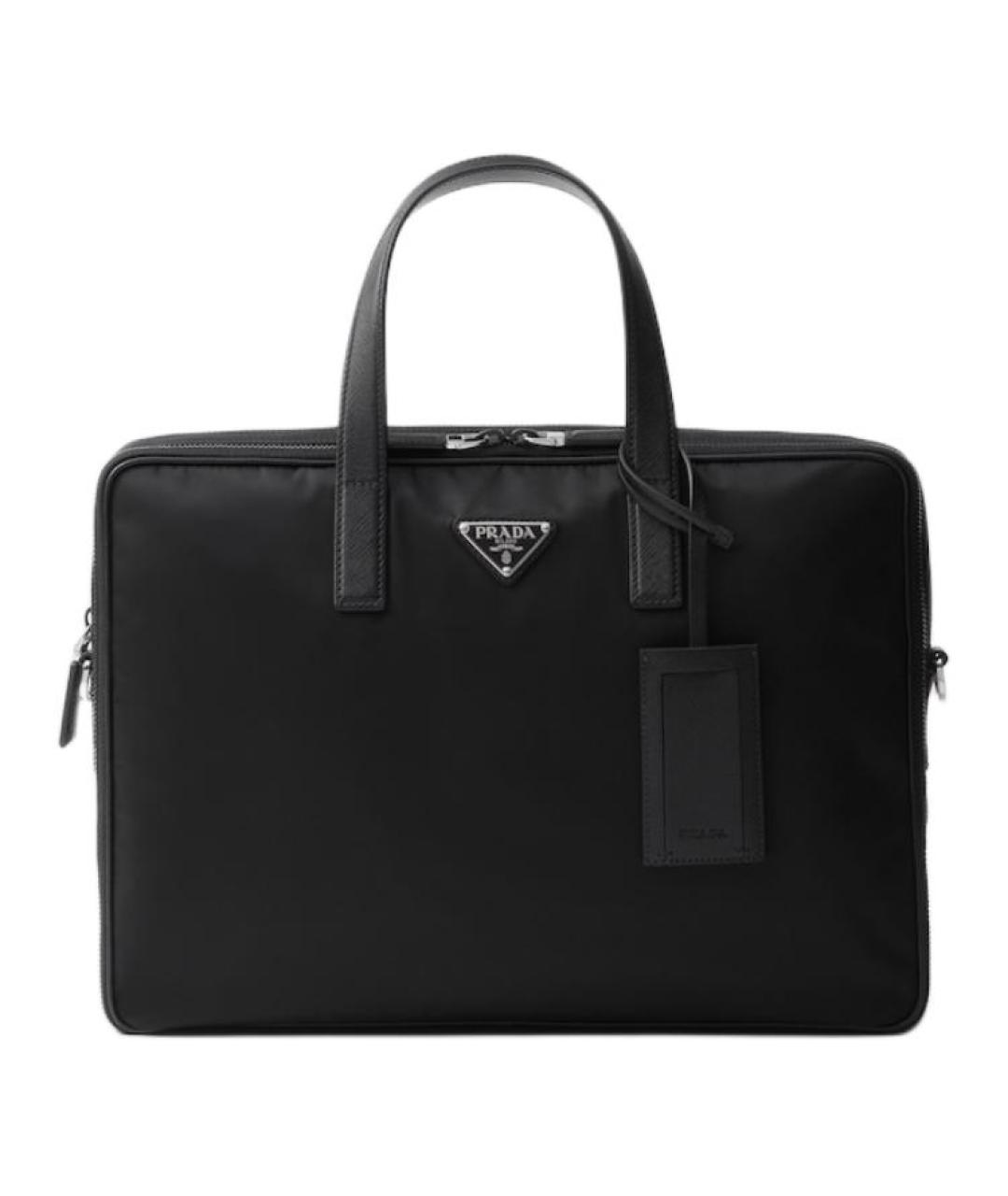 PRADA Черный портфель, фото 1