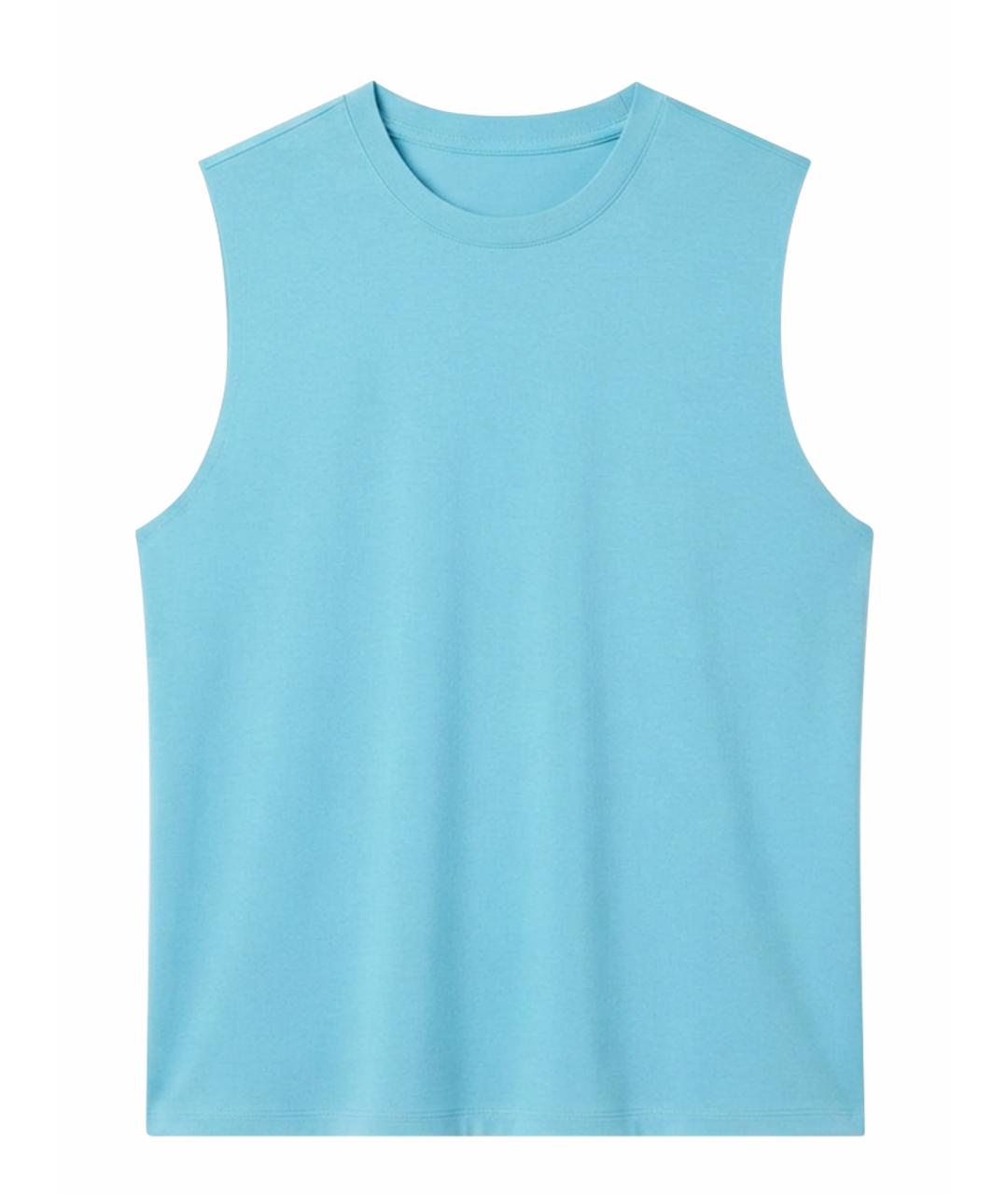 ALO YOGA Синяя майка, фото 1