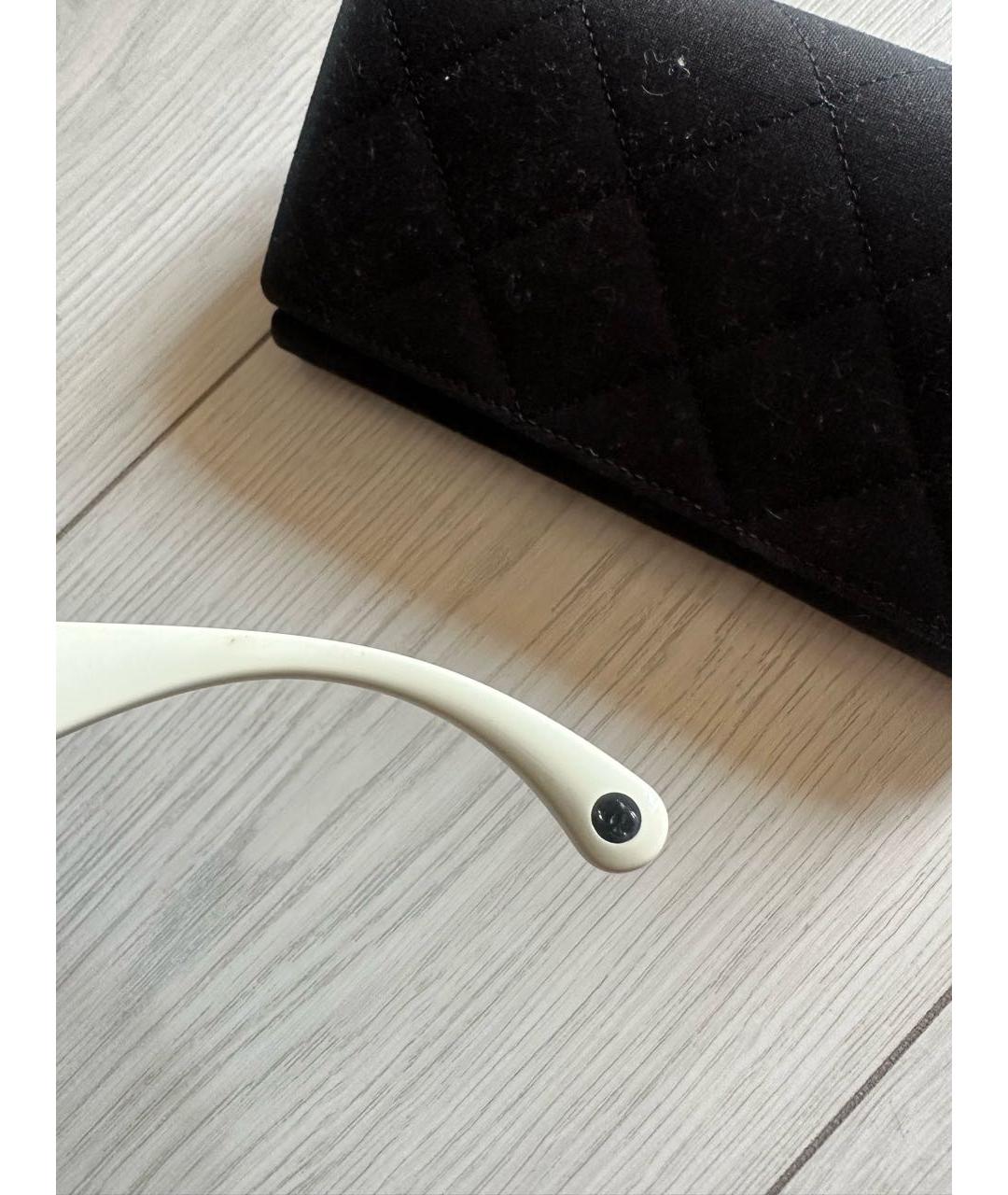 CHANEL Черные пластиковые солнцезащитные очки, фото 4