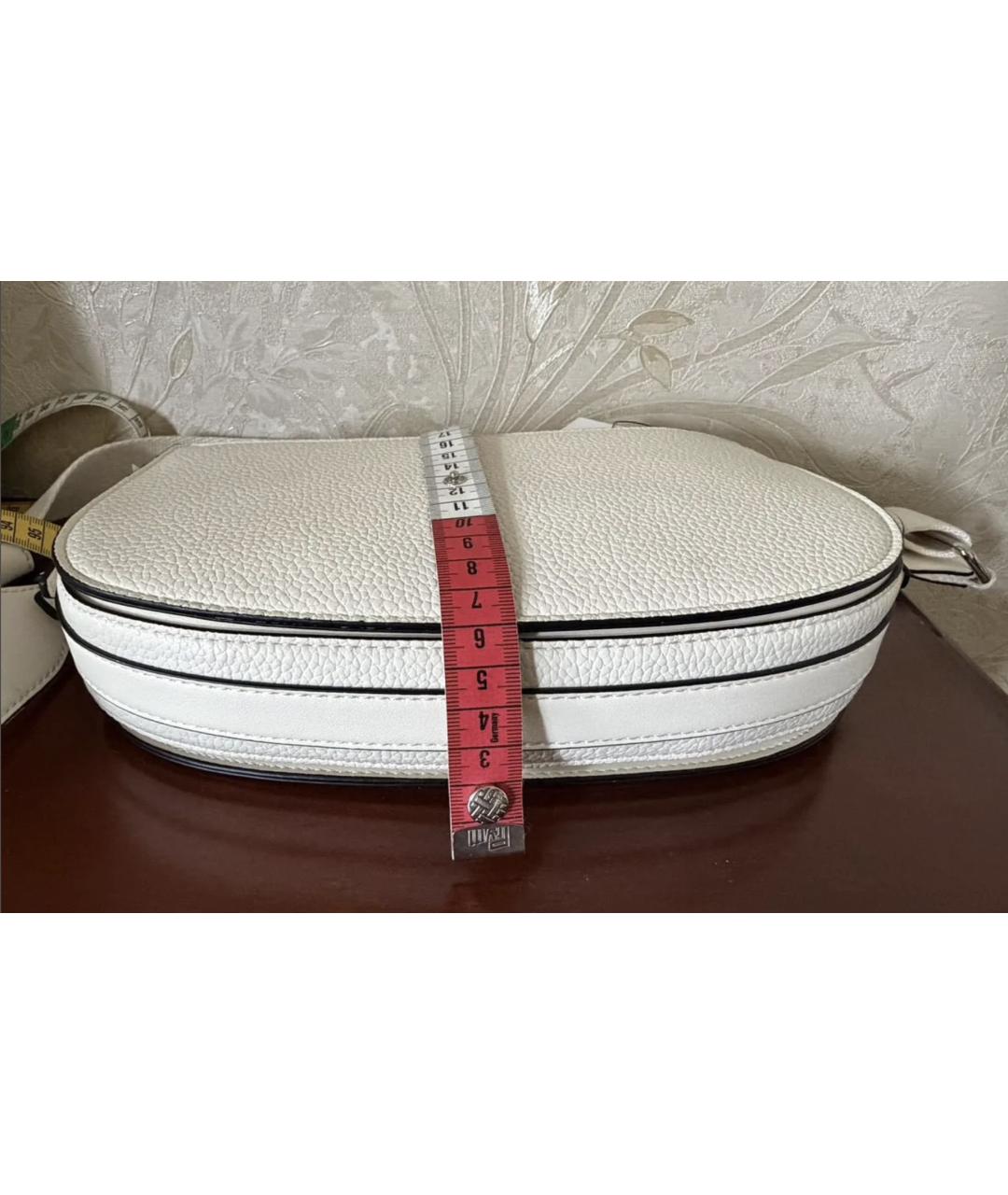 CALVIN KLEIN Белая поясная сумка из искусственной кожи, фото 8