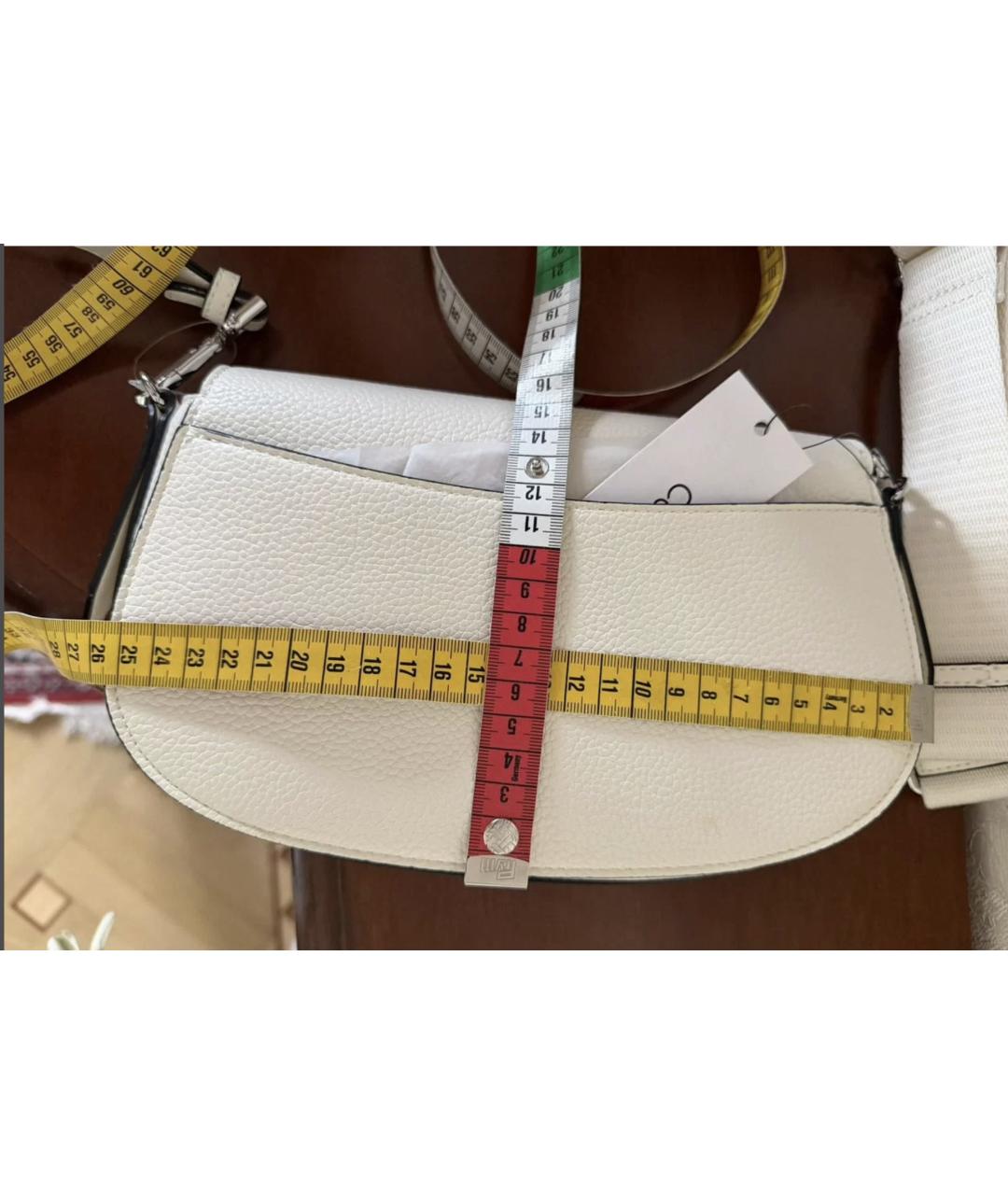 CALVIN KLEIN Белая поясная сумка из искусственной кожи, фото 7