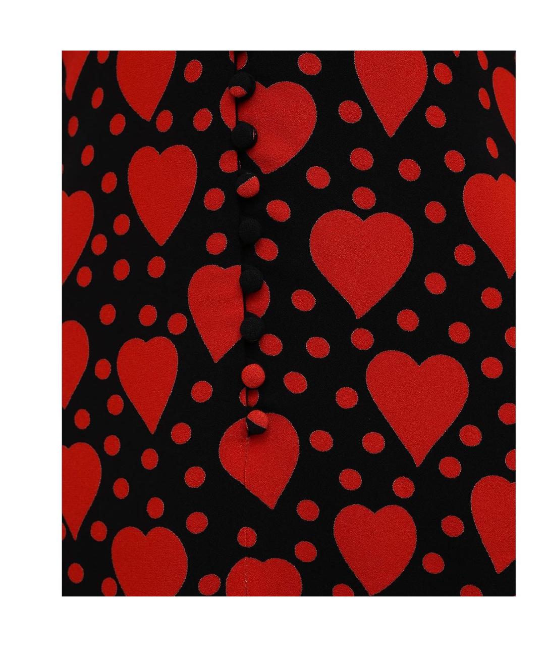 SAINT LAURENT Красное шелковое коктейльное платье, фото 5