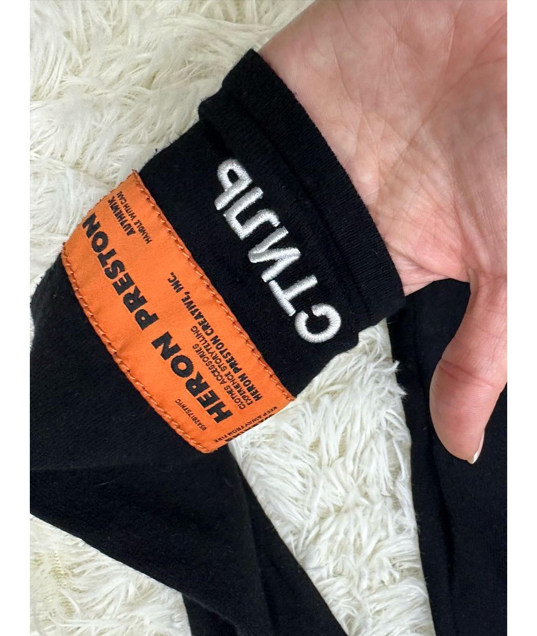 HERON PRESTON Черная водолазка, фото 3