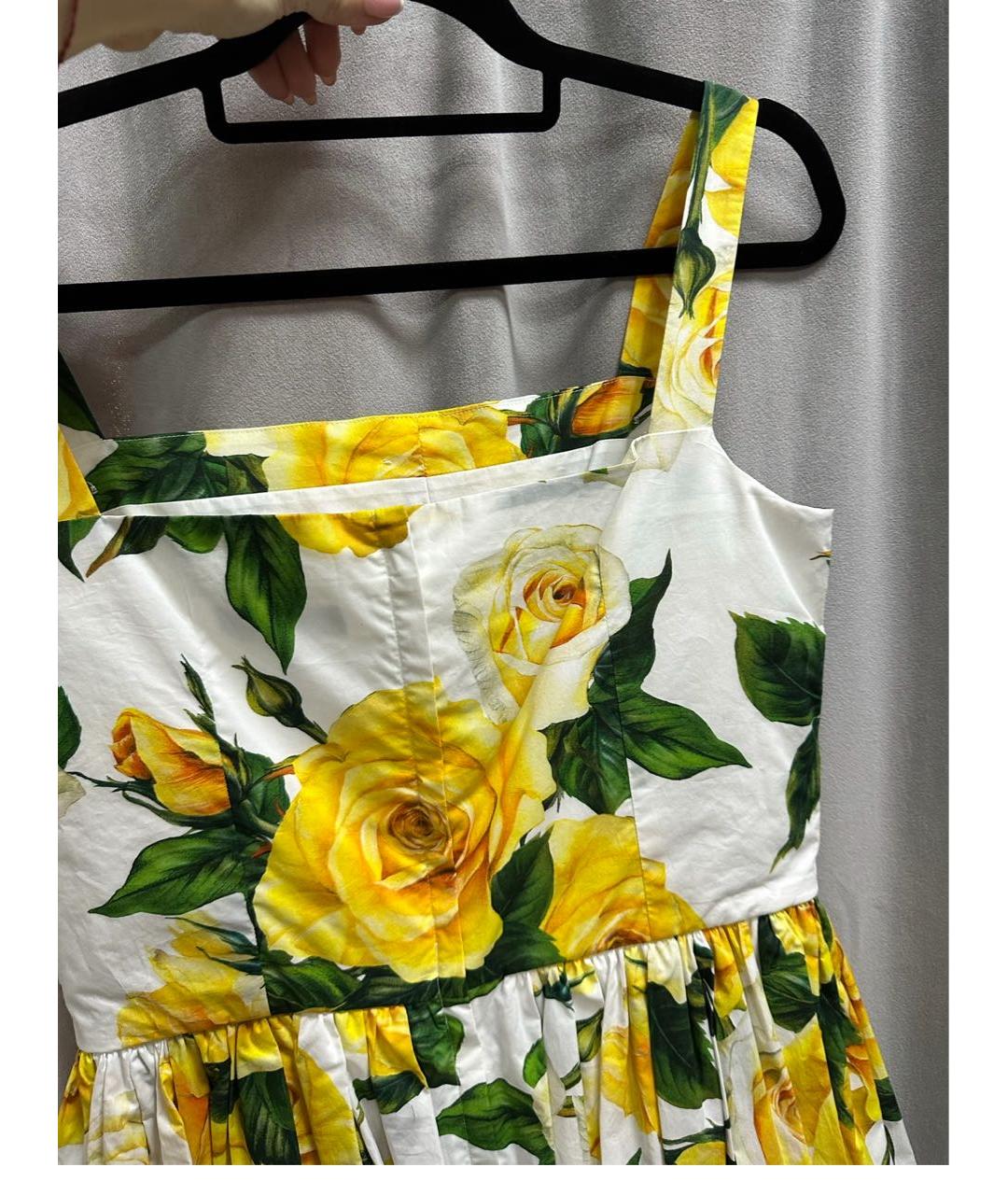 DOLCE&GABBANA Мульти хлопковый сарафан, фото 5