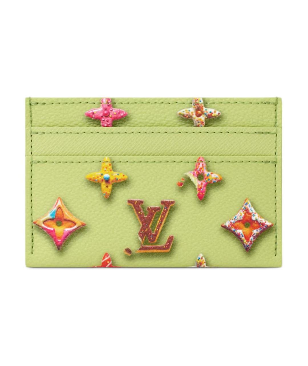LOUIS VUITTON Салатовый кардхолдер, фото 1