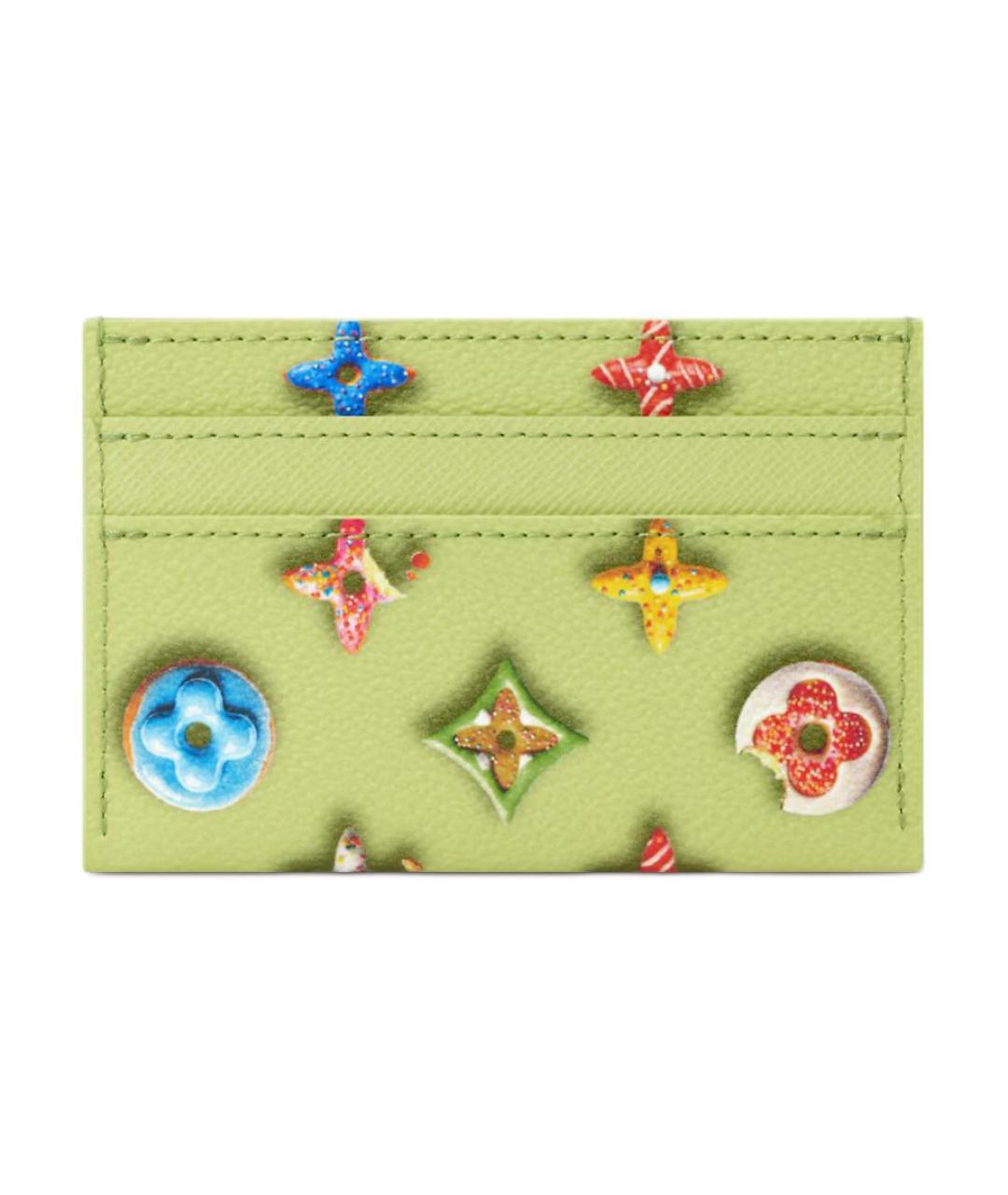 LOUIS VUITTON Салатовый кардхолдер, фото 3