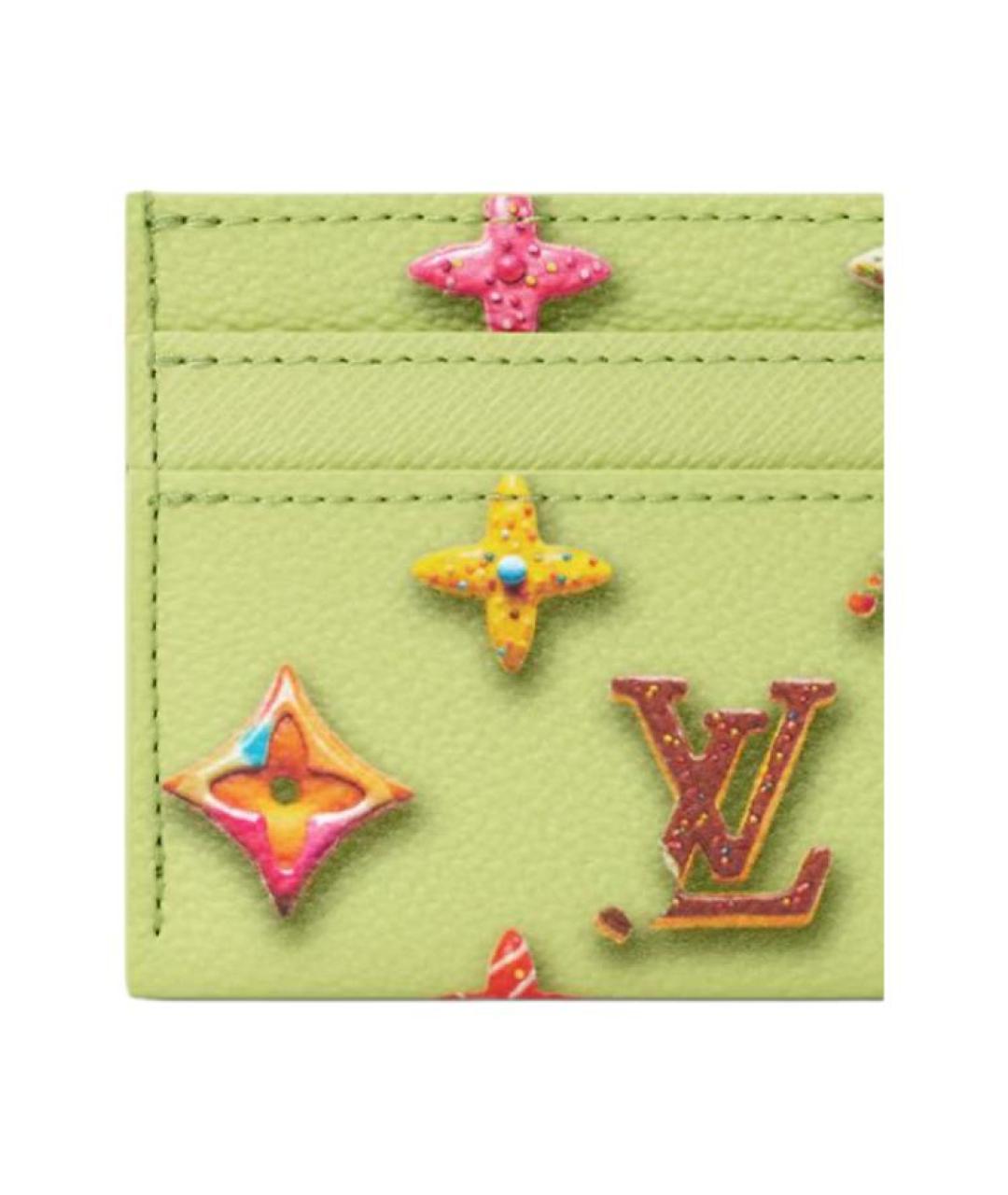 LOUIS VUITTON Салатовый кардхолдер, фото 5