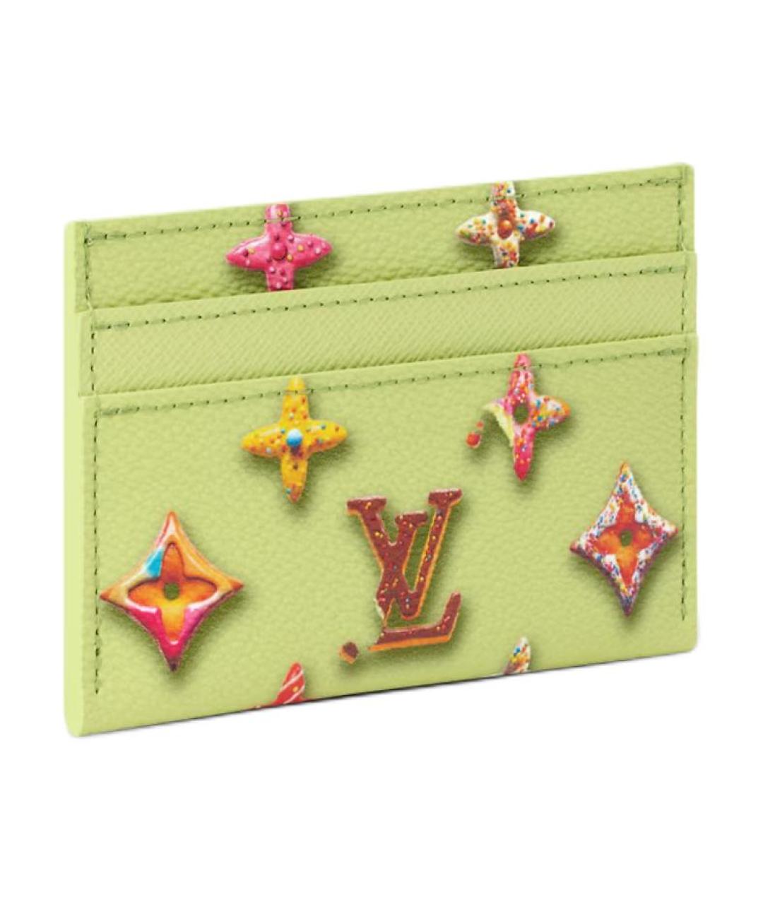 LOUIS VUITTON Салатовый кардхолдер, фото 2