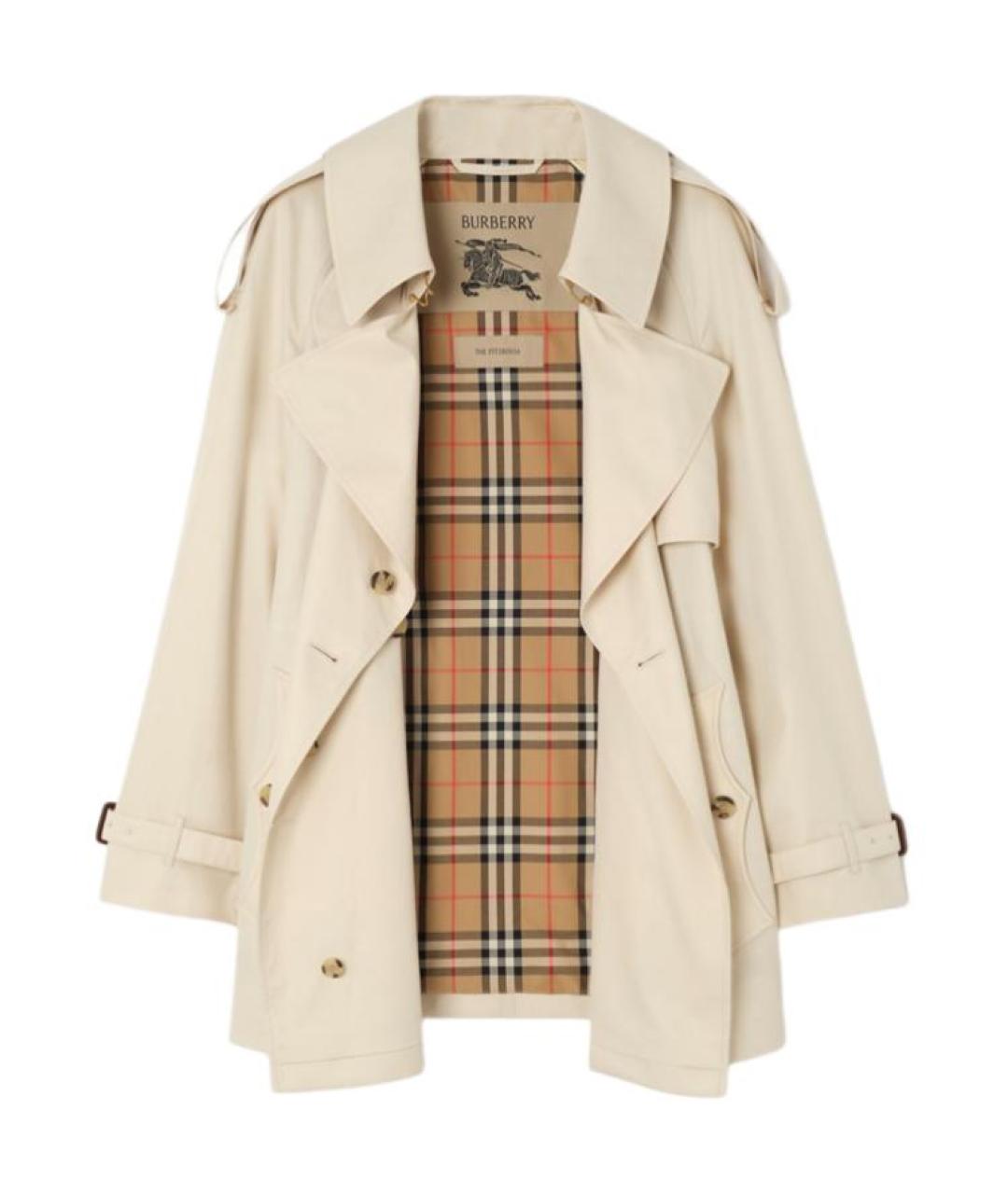 BURBERRY Бежевый тренч/плащ, фото 2