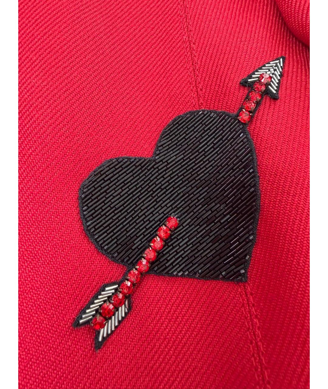 VALENTINO Красное шерстяное коктейльное платье, фото 2