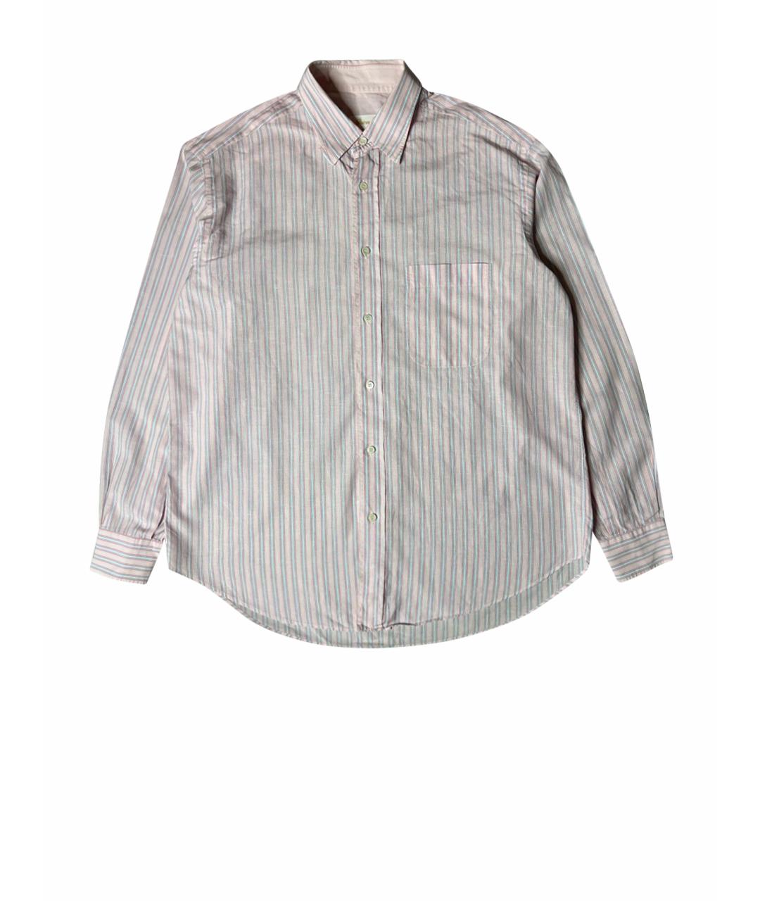 BRIONI Розовая льняная классическая рубашка, фото 1