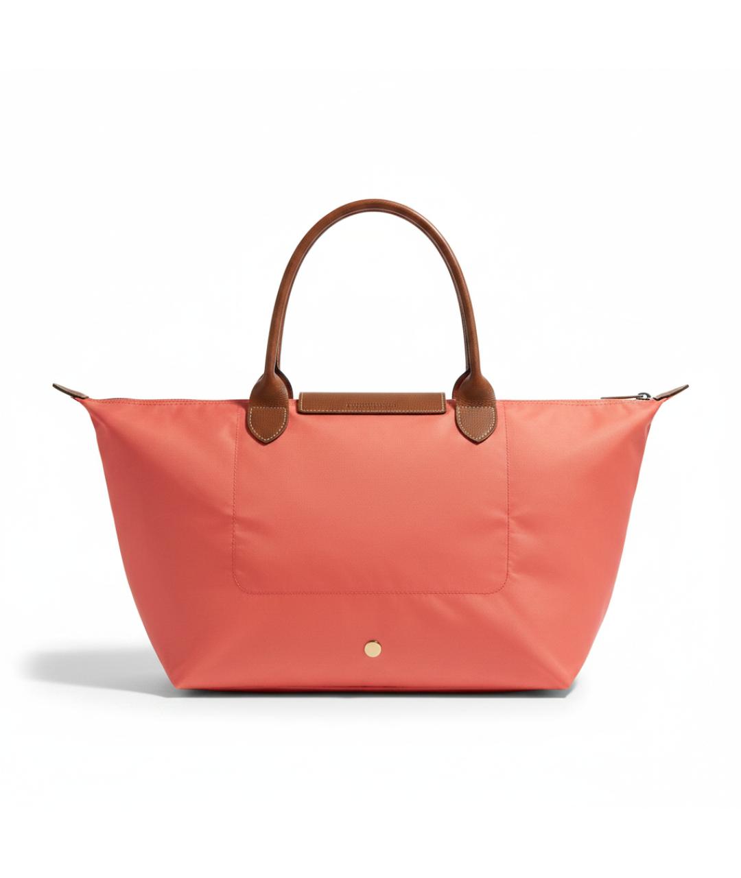 LONGCHAMP Коралловая нейлоновая сумка тоут, фото 3