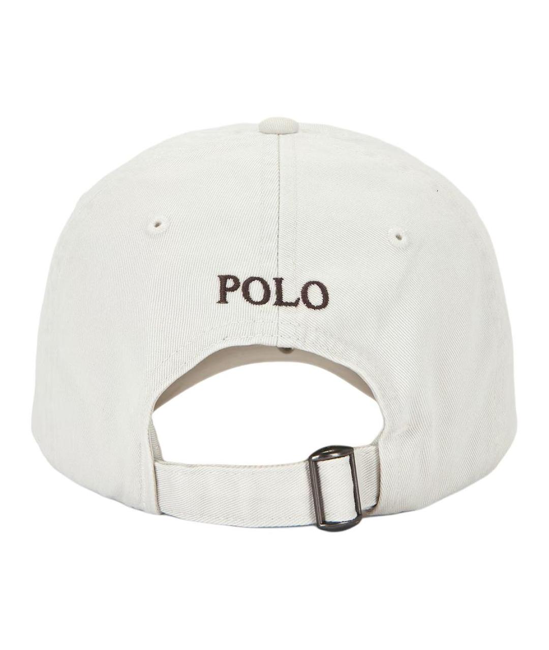 POLO RALPH LAUREN Белая кепка/бейсболка, фото 2