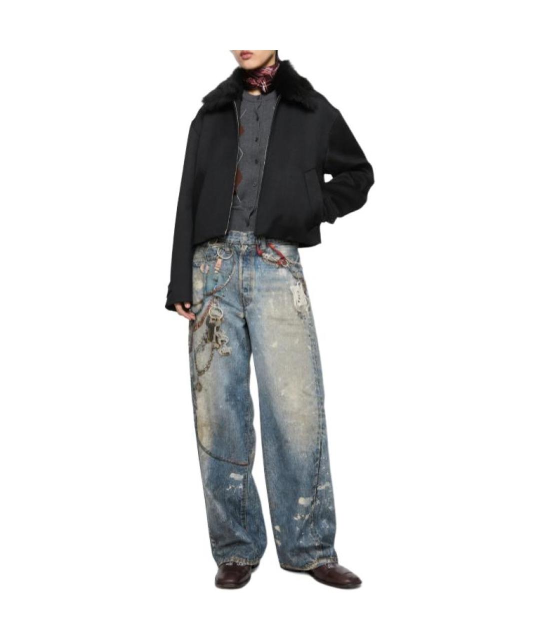ACNE STUDIOS Синие прямые джинсы, фото 5
