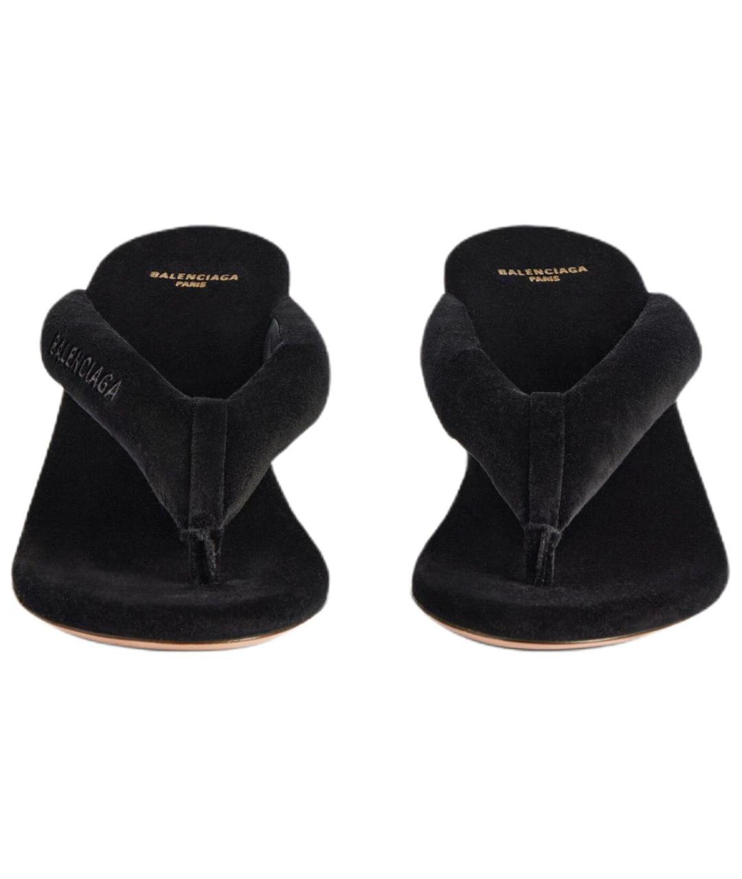 BALENCIAGA Черные босоножки, фото 4