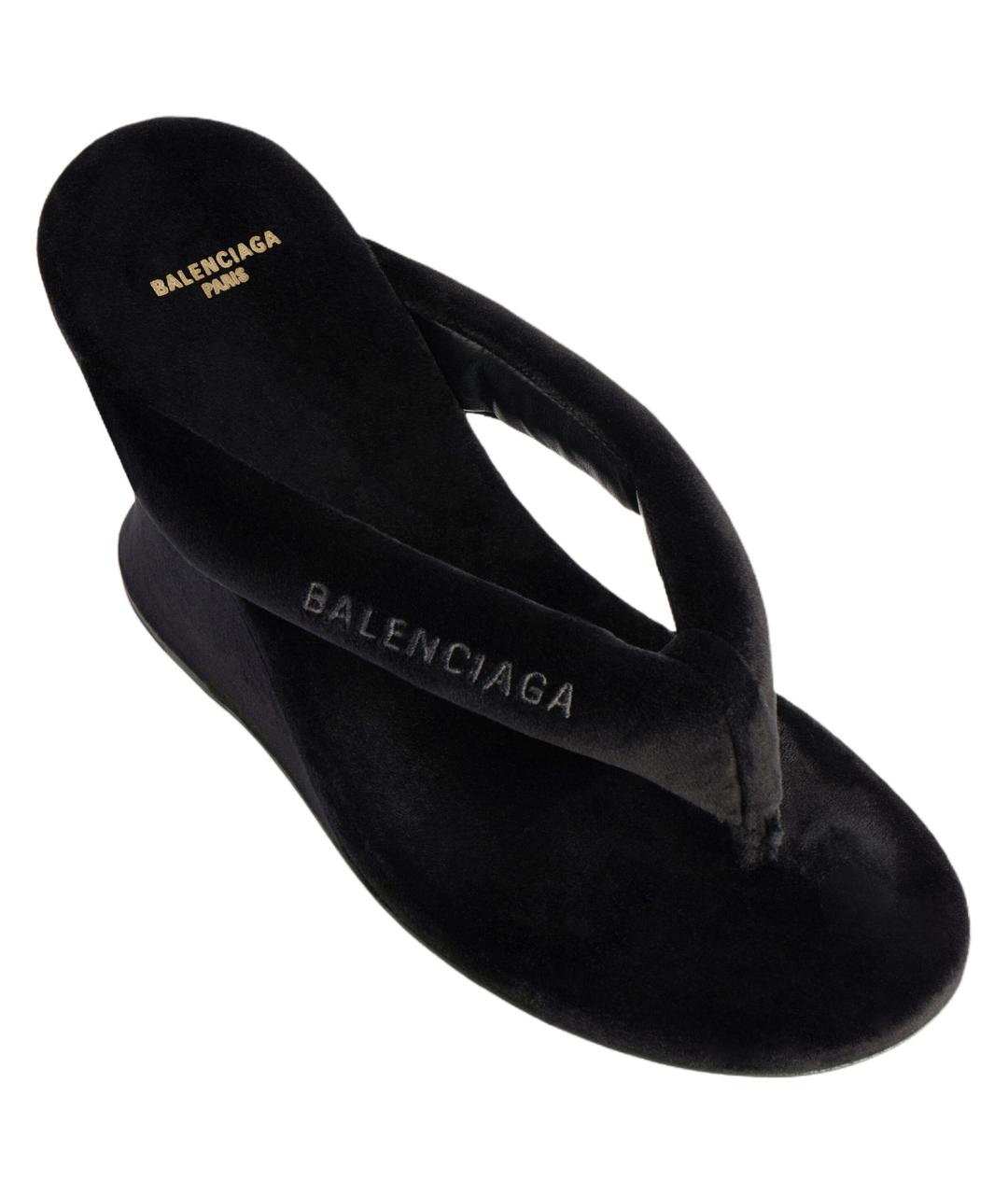 BALENCIAGA Черные босоножки, фото 3