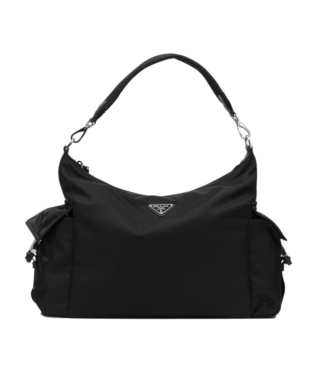 PRADA Черная синтетическая сумка на плечо, фото 1