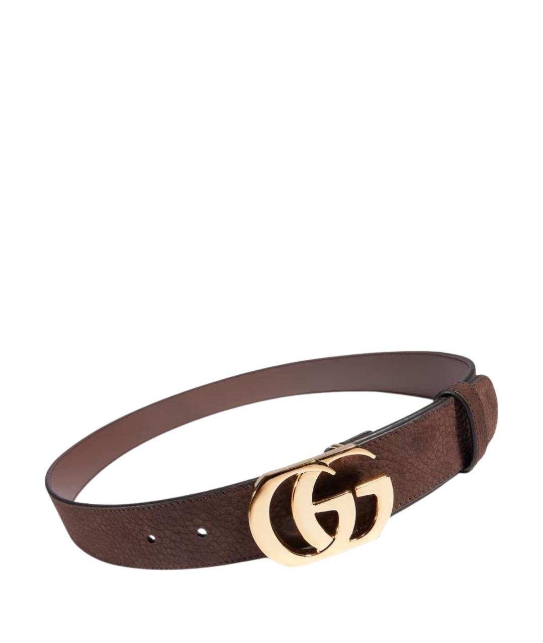 GUCCI Коричневый кожаный ремень, фото 1