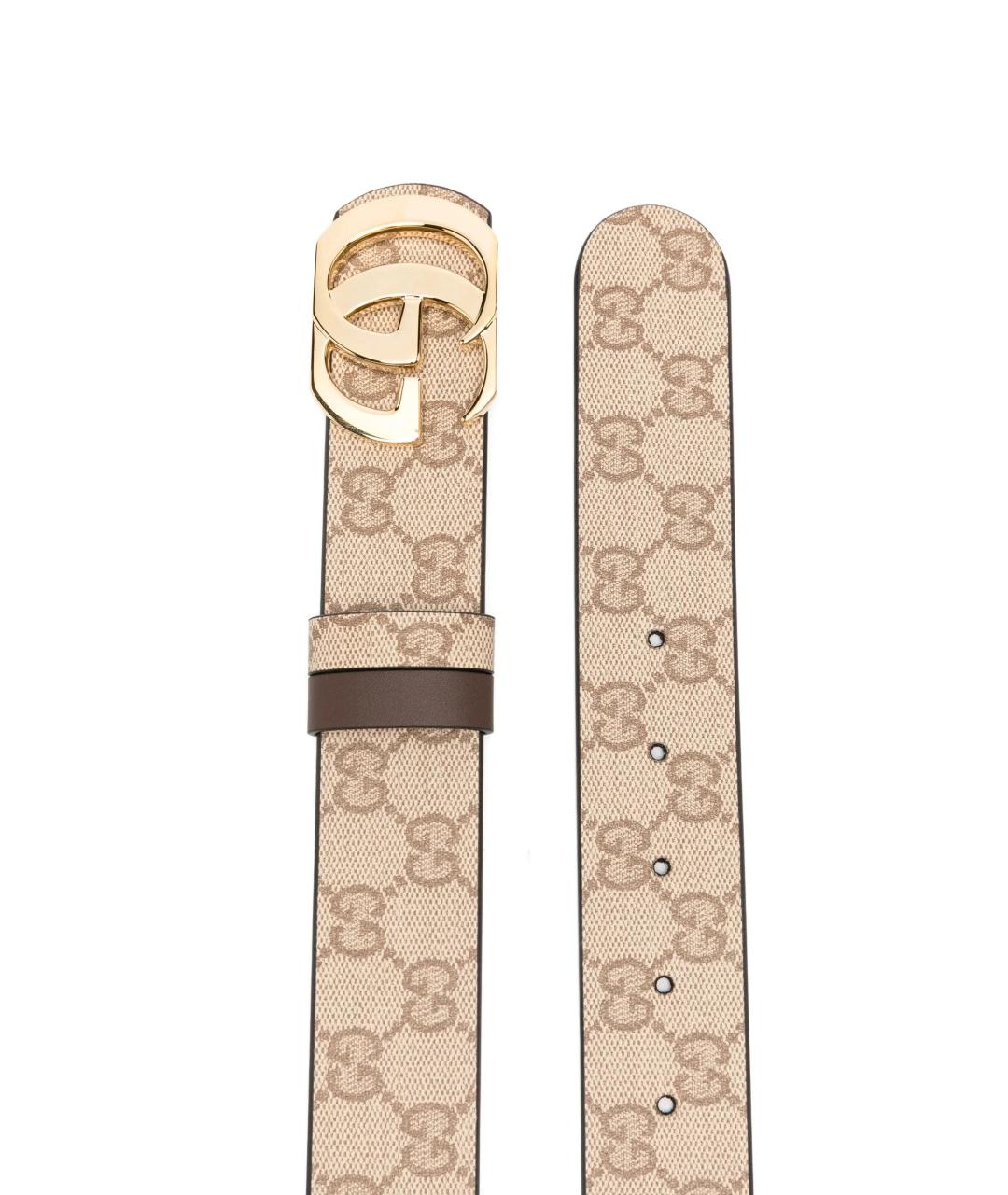 GUCCI Бежевый ремень, фото 3
