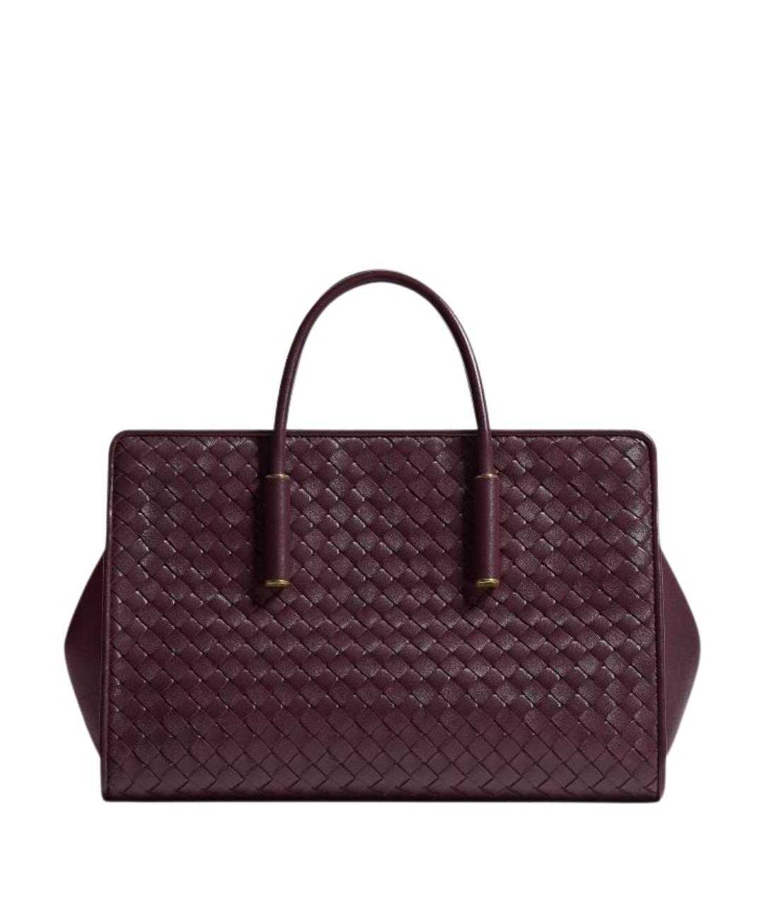 BOTTEGA VENETA Коричневая кожаная сумка тоут, фото 1