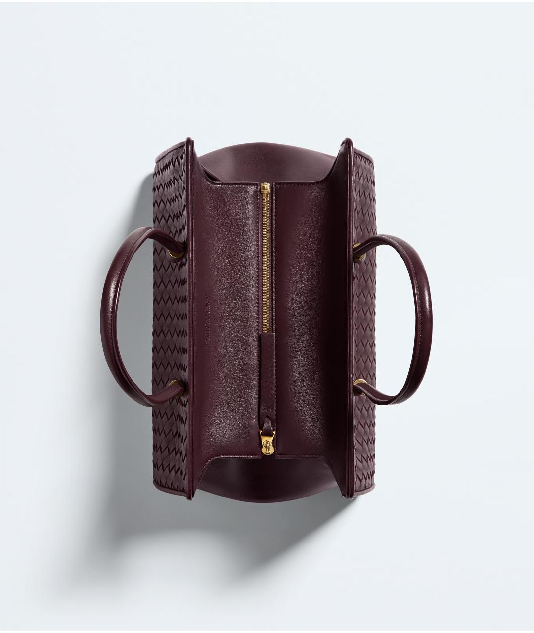 BOTTEGA VENETA Коричневая кожаная сумка тоут, фото 3
