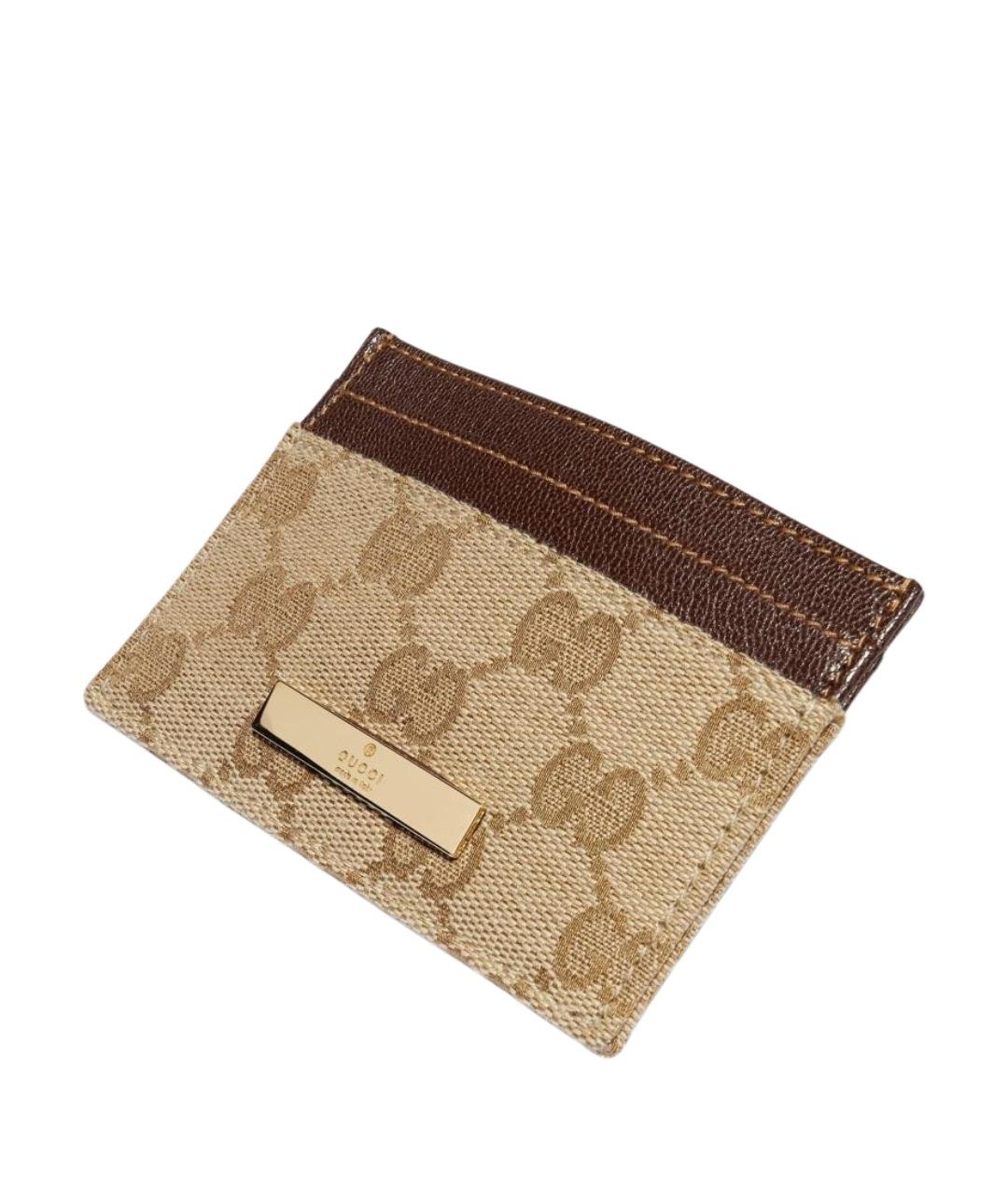 GUCCI Бежевый кардхолдер, фото 1