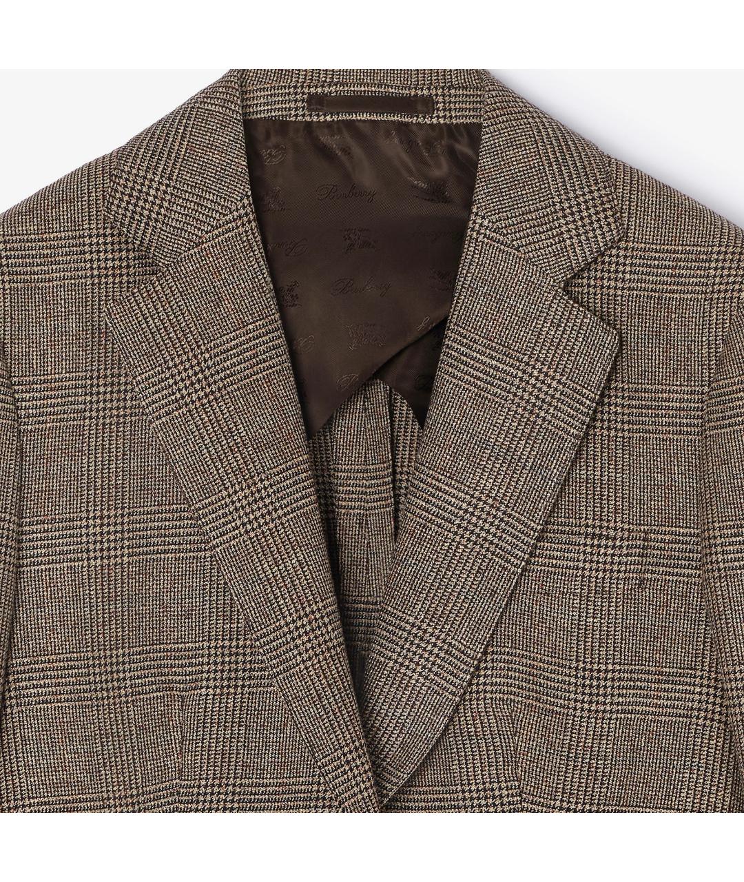 BURBERRY Коричневый жакет/пиджак, фото 2