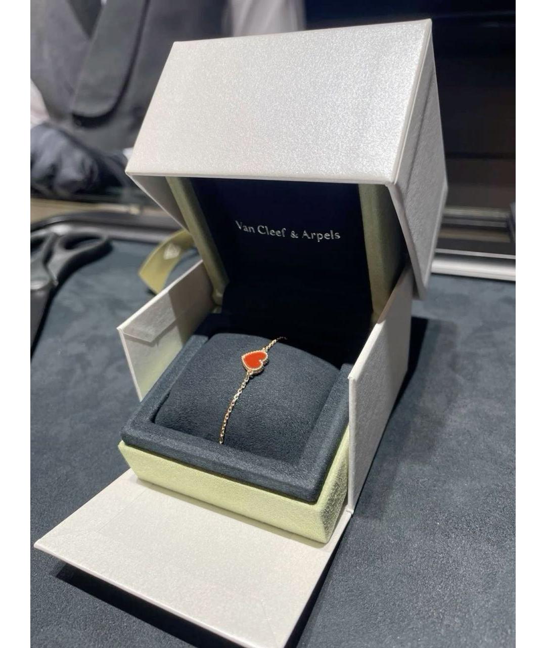 VAN CLEEF & ARPELS Бордовый браслет из розового золота, фото 2