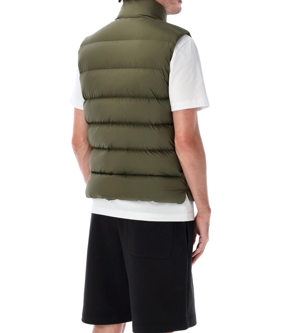 MONCLER Зеленый жилет, фото 2