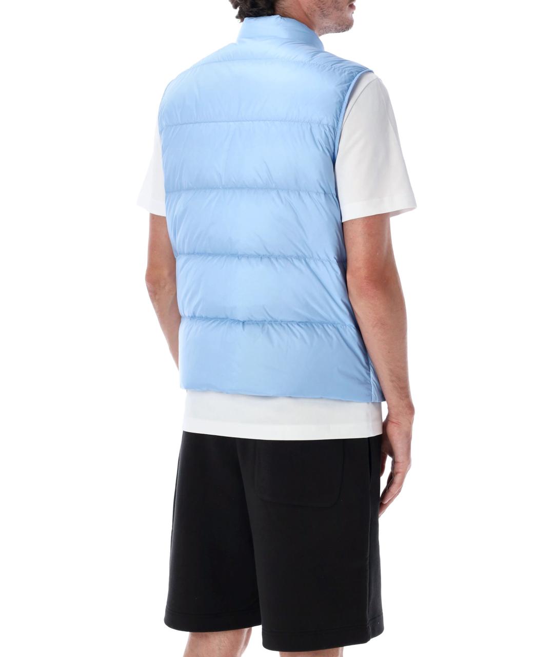 MONCLER Голубой жилет, фото 2