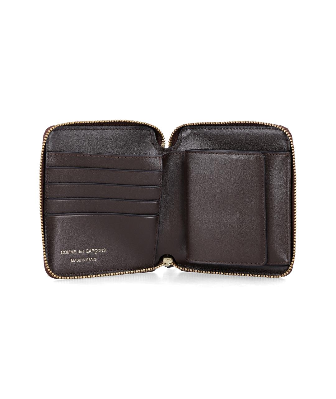 COMME DES GARÇONS WALLET Коричневый кошелек из искусственной кожи, фото 3