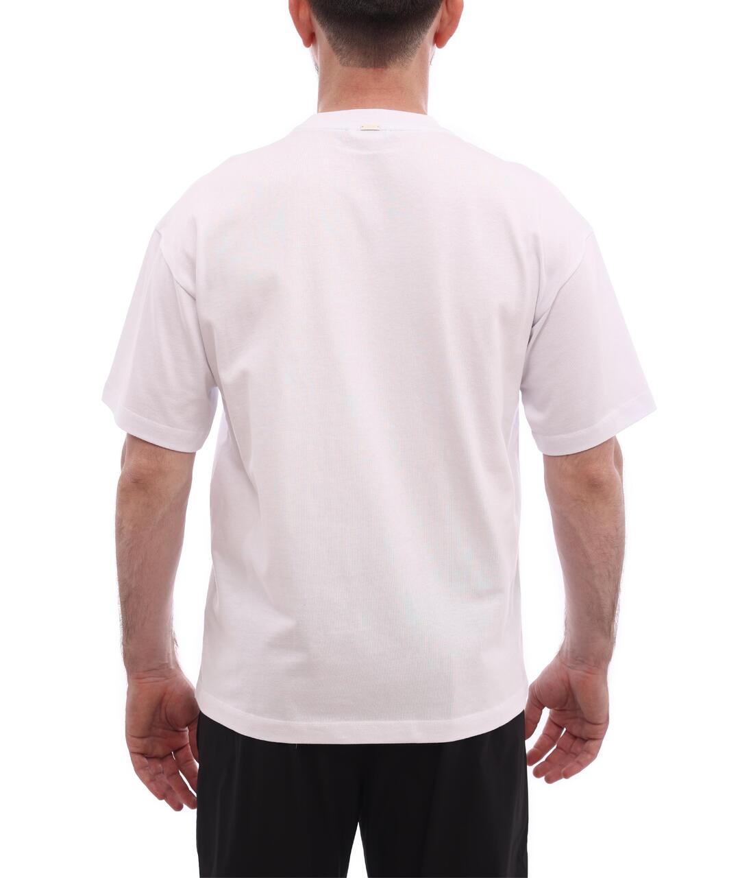 HERNO Белая хлопковая футболка, фото 3