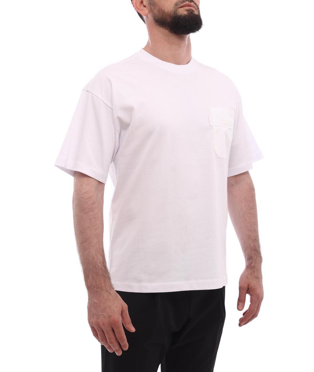 HERNO Белая хлопковая футболка, фото 2