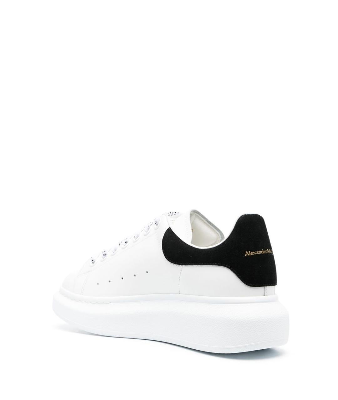 ALEXANDER MCQUEEN Белые кожаные кеды, фото 3