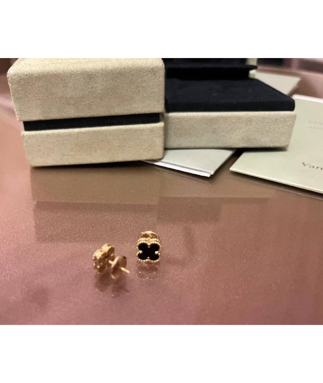 VAN CLEEF & ARPELS Золотые серьги из желтого золота, фото 5