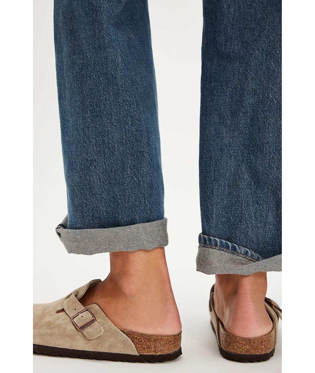 BIRKENSTOCK Бежевые замшевые сабо, фото 7