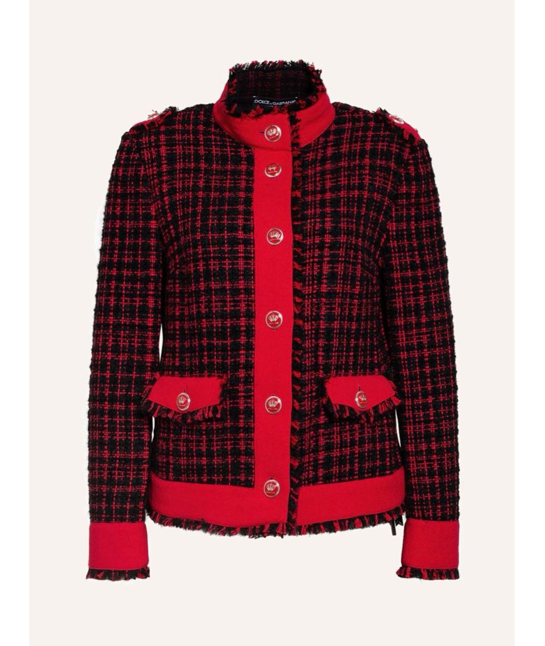 DOLCE&GABBANA Красный жакет/пиджак, фото 6