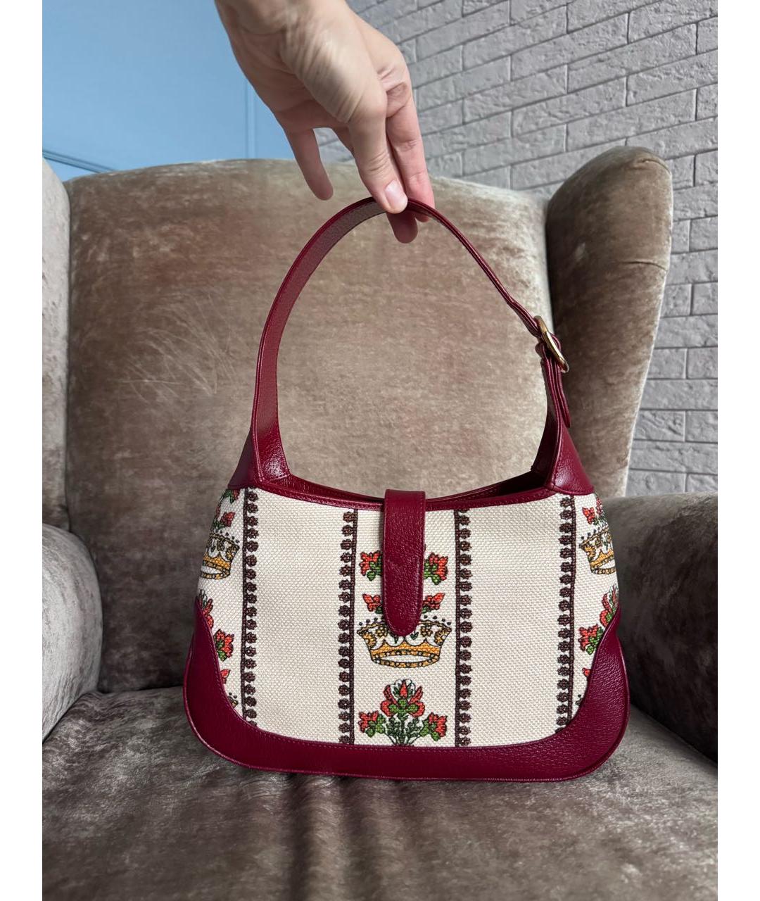 GUCCI Бордовая сумка через плечо, фото 3