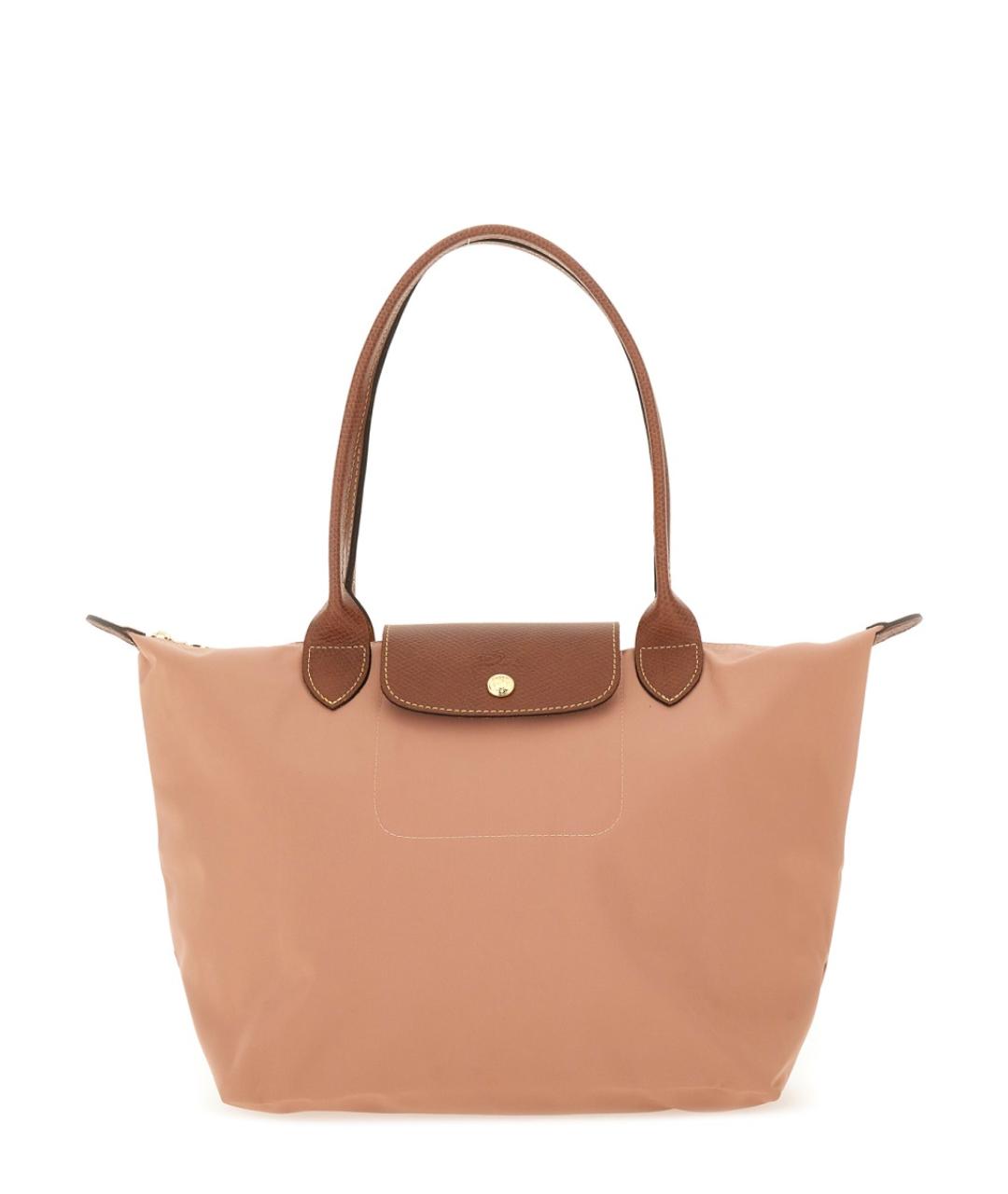 LONGCHAMP Розовая синтетическая сумка через плечо, фото 1