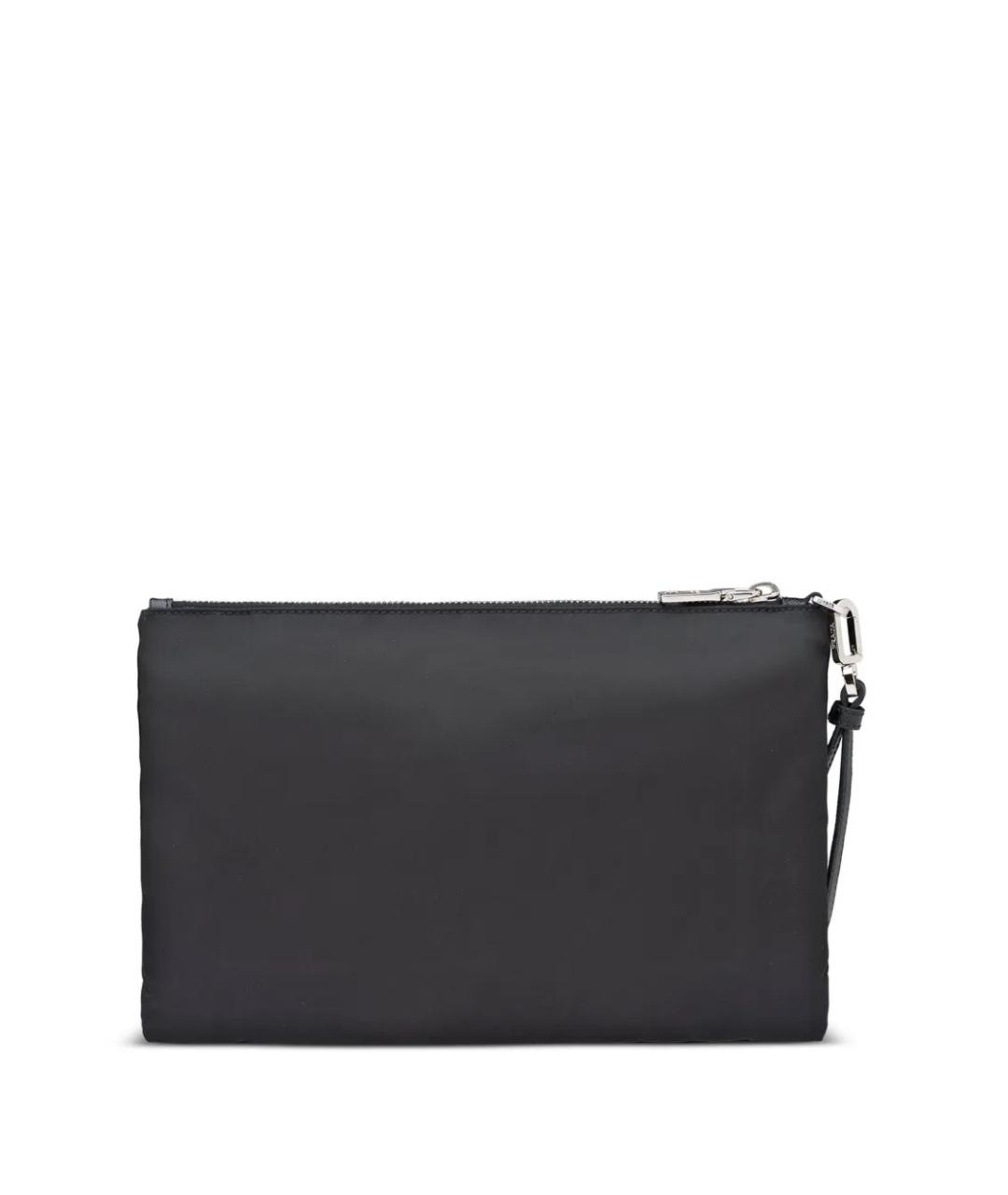 PRADA Черная синтетическая барсетка, фото 4