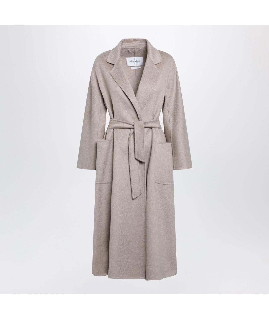 MAX MARA Бежевое кашемировое пальто, фото 3