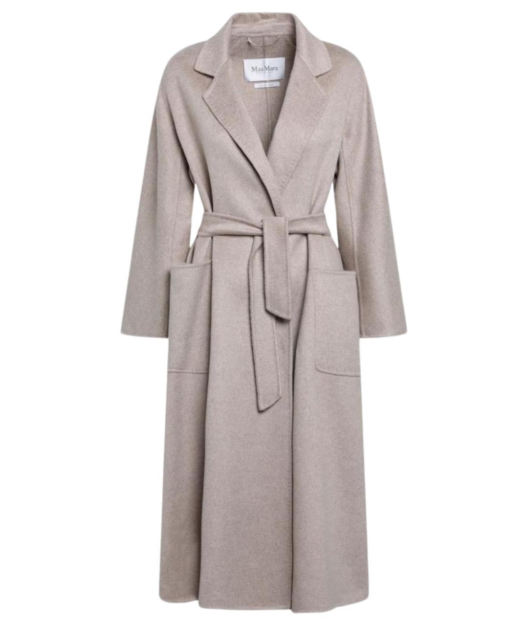 MAX MARA Бежевое кашемировое пальто, фото 1