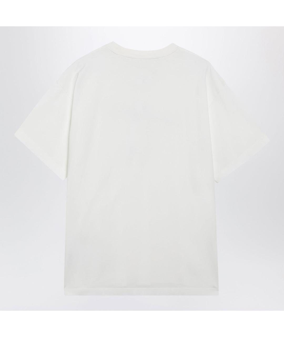 MM6 MAISON MARGIELA Белая хлопковая футболка, фото 2