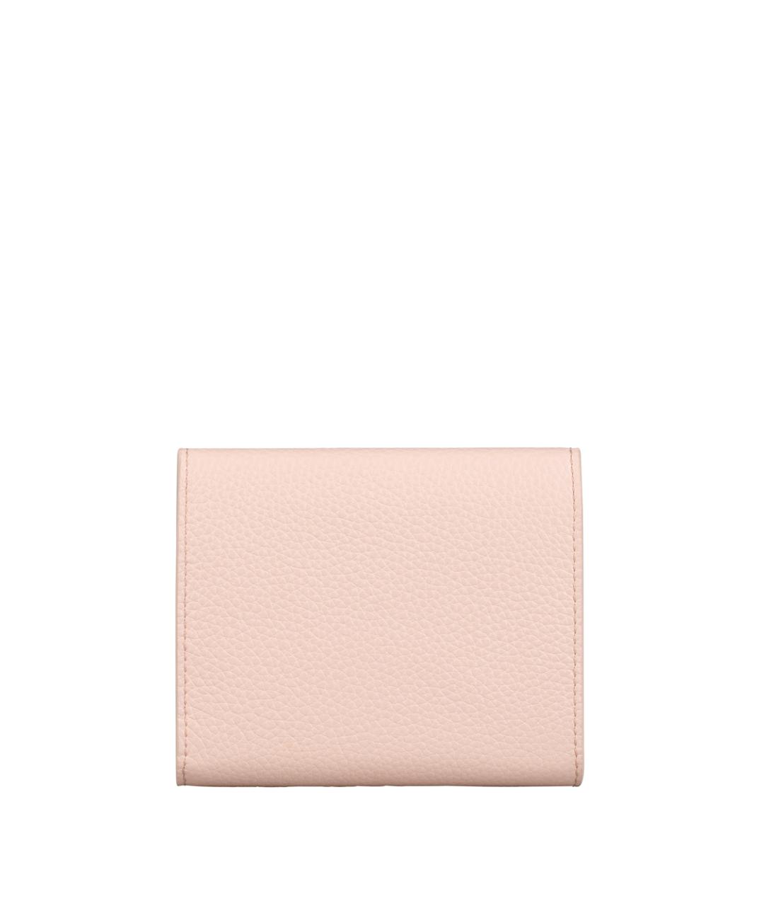 MIU MIU Розовый кожаный кошелек, фото 4