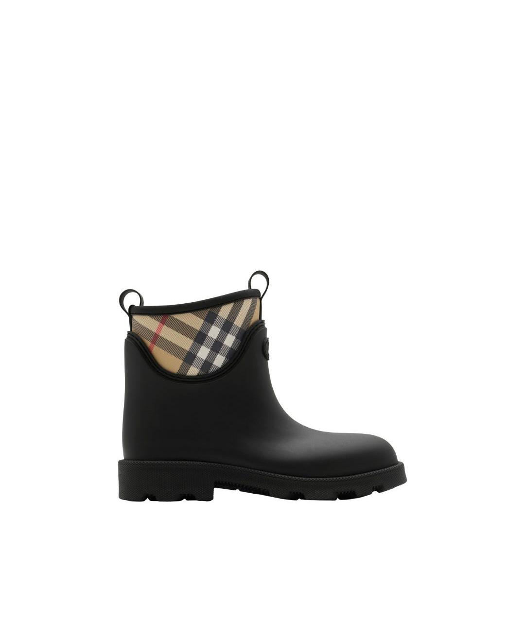 BURBERRY Черные ботинки, фото 1