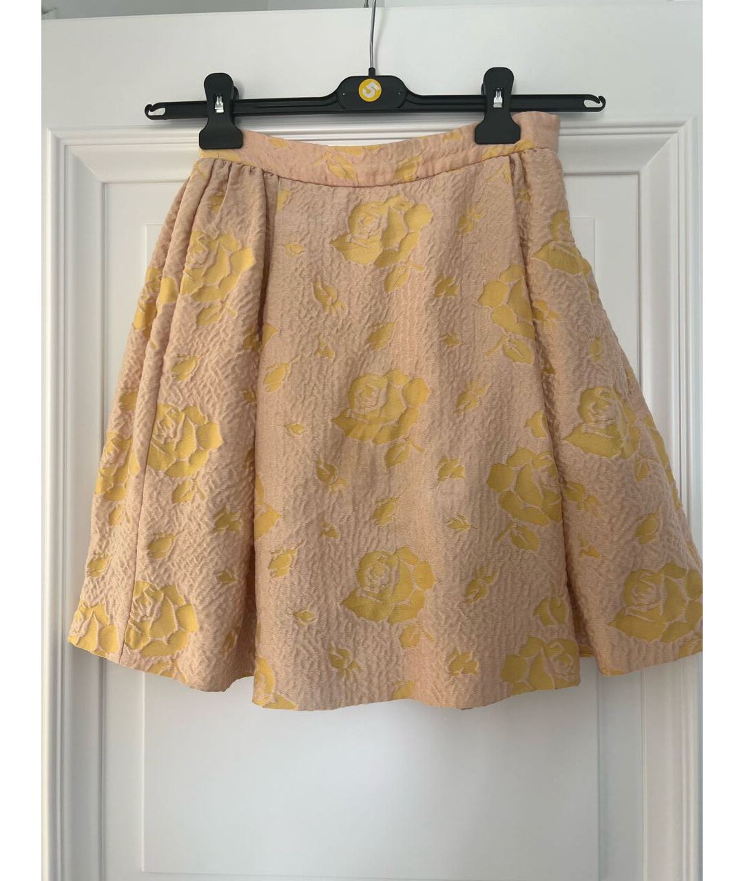 MIU MIU Розовая полиамидовая юбка мини, фото 5
